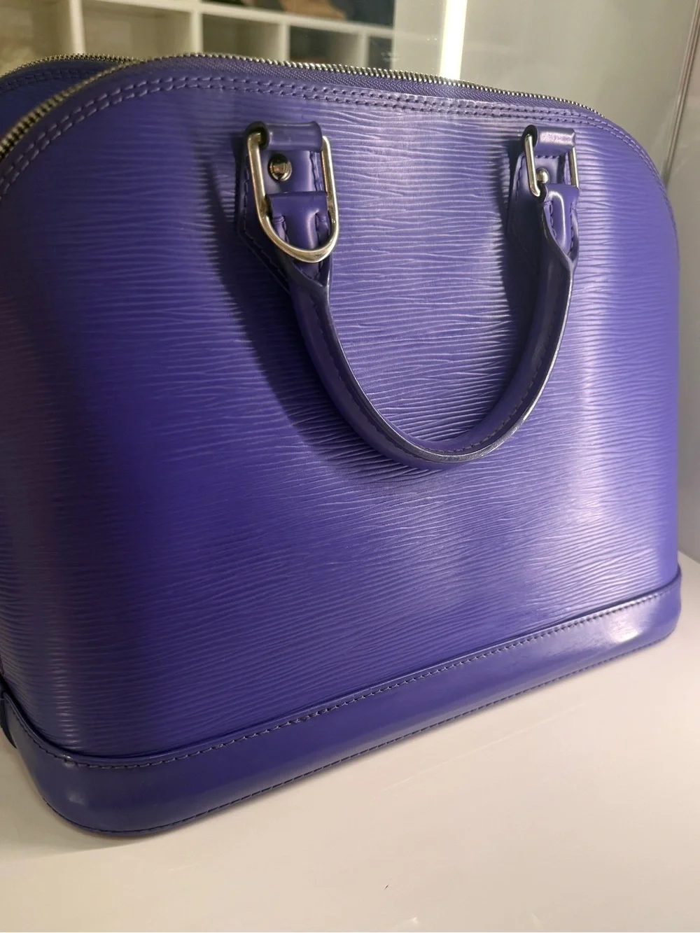 Louis Vuitton Alma PM Epi Leather in Purple